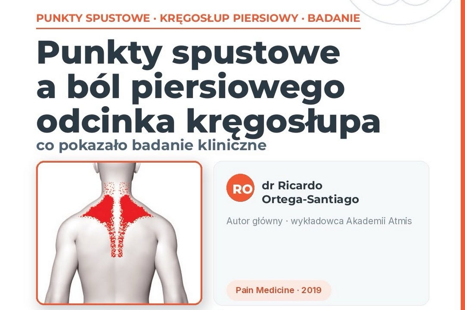 Diagnostyka bólu odcinka piersiowego