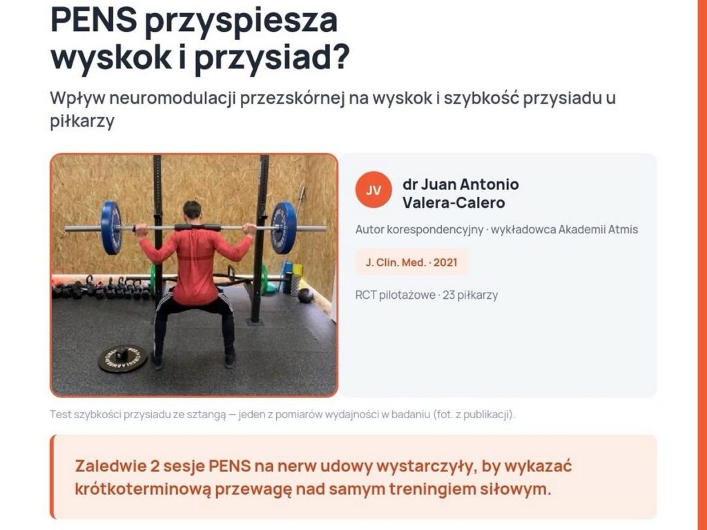 PENS jako „boost” motoryczny w sporcie